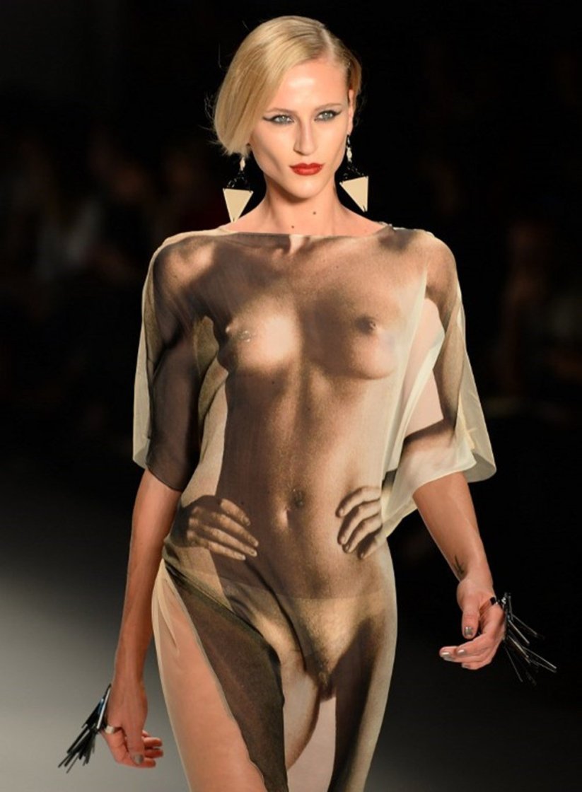 Charlie Le Mindu Nude Fashion Show Photos