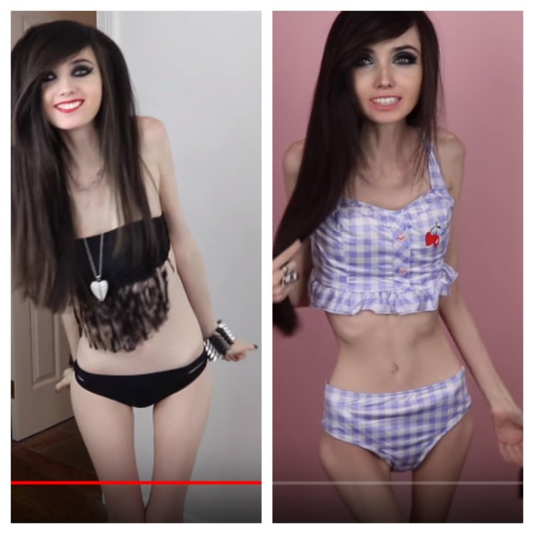 Eugenia Cooney in a swimsuit