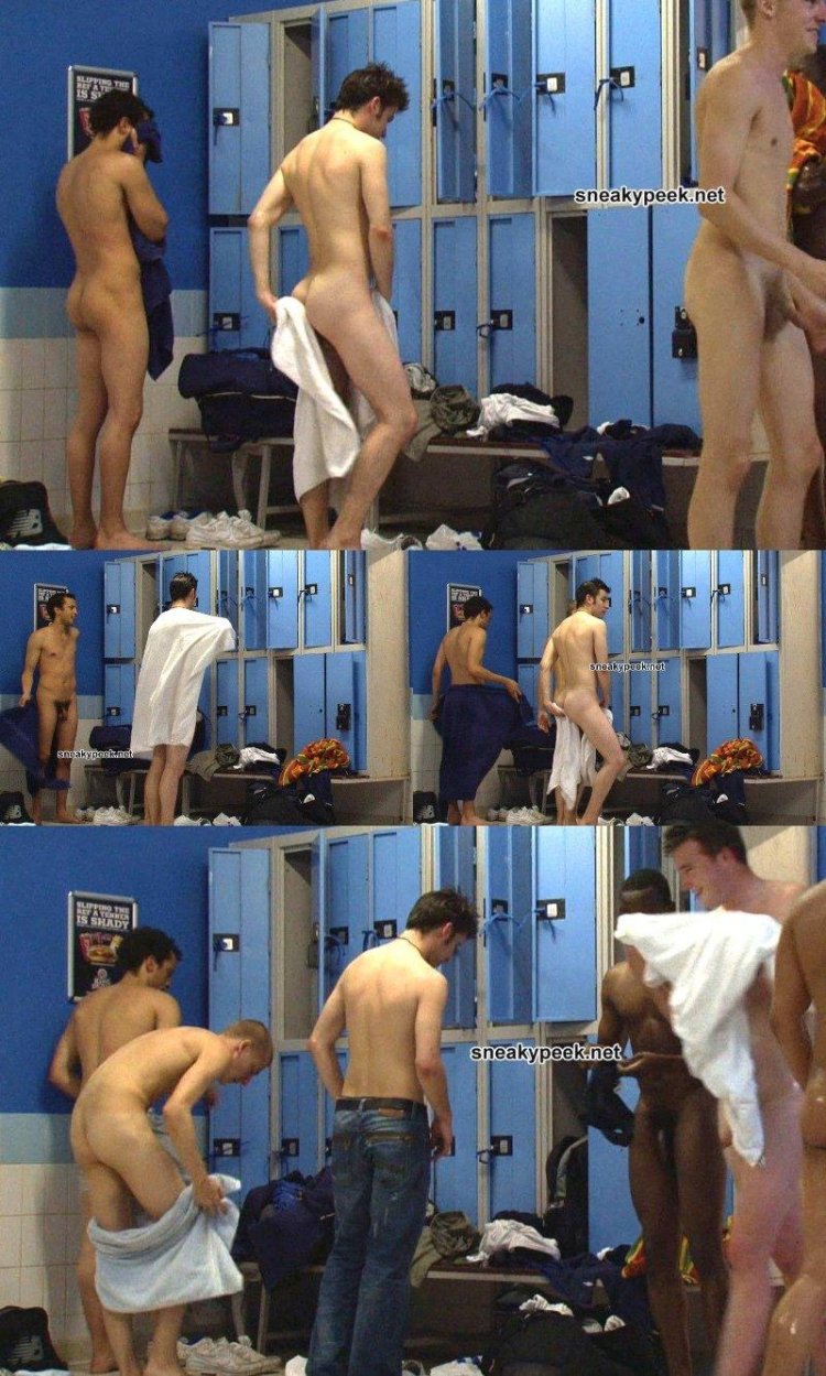 In the male locker room