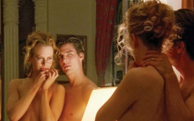 With wide eyes, Nicole Kidman