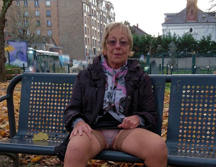 Fat Grandmother in a bikini