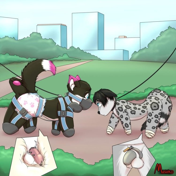 Porn Furry in diapers