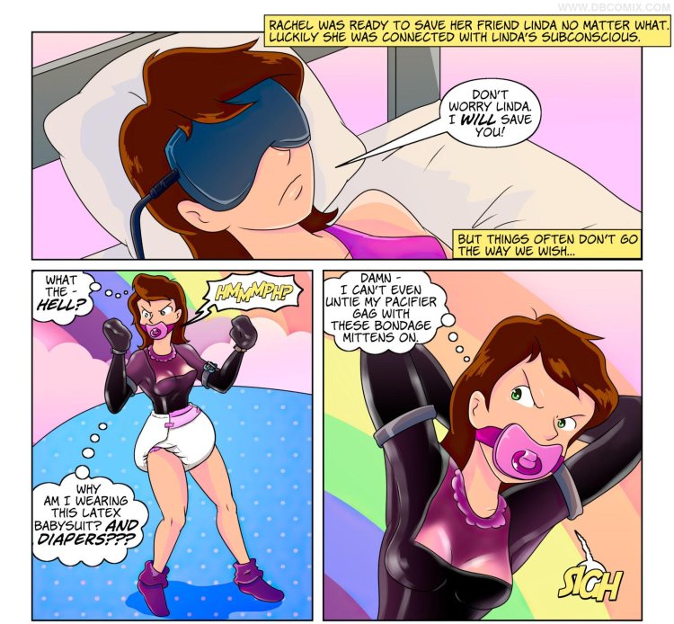 Naked women in diapers