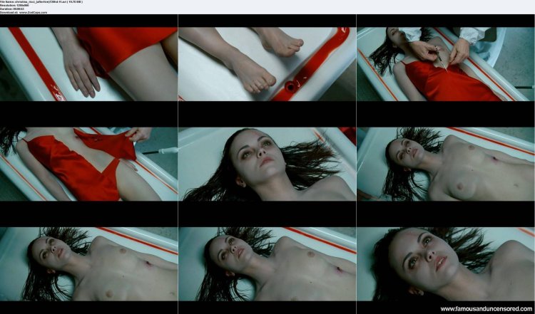 Christina Ricci Naked in films