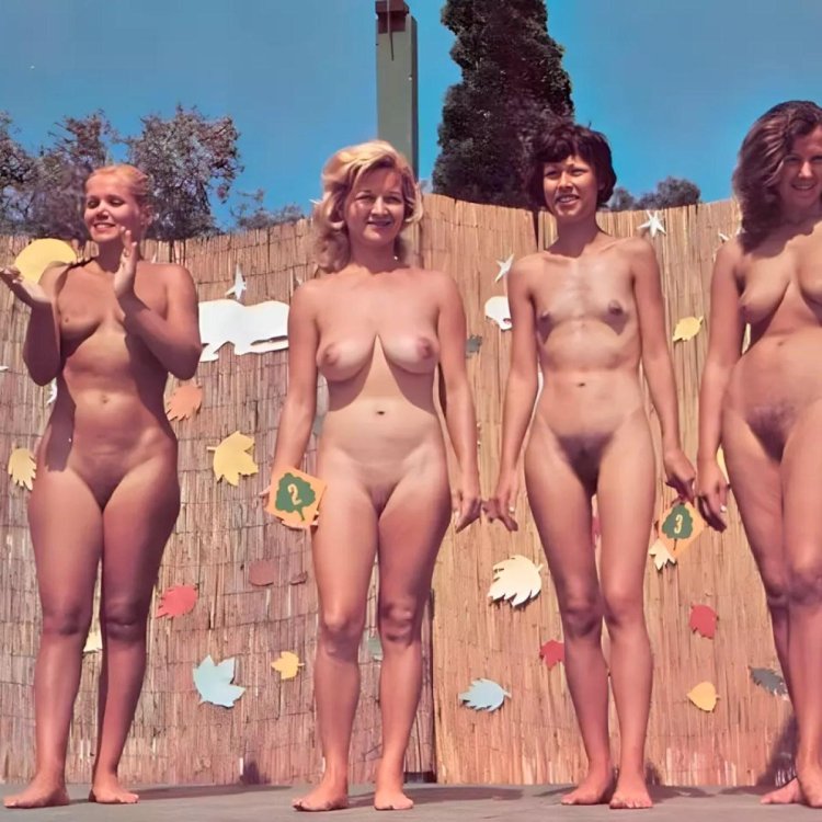 Hairy nudists retro