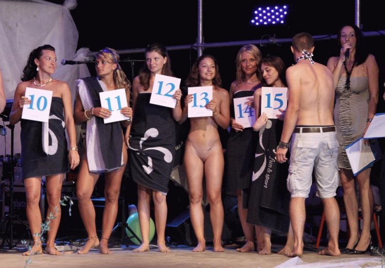 Retro nudist beauty contests