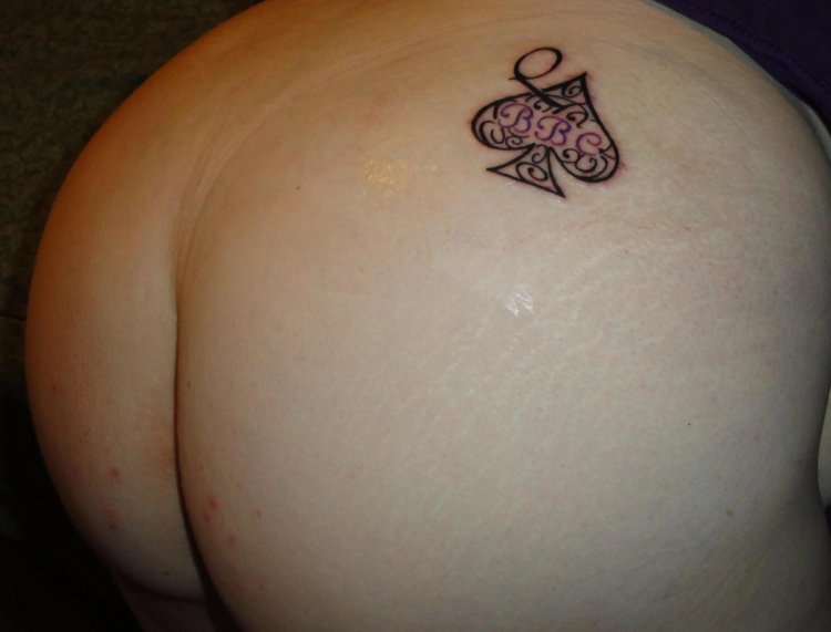 Queen of Spades BBC tattoo