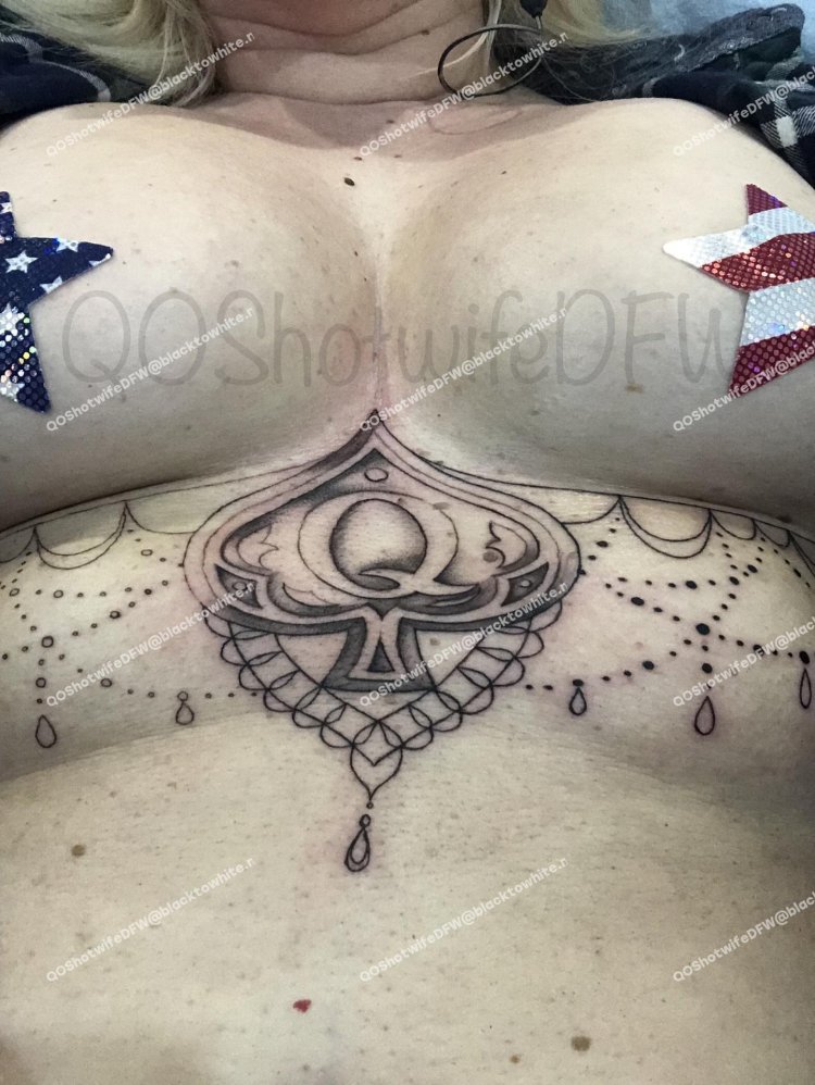 Intimate female tattoos