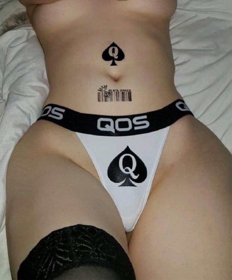 A woman with tattoos