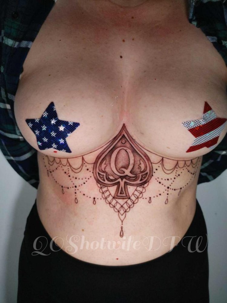Tattooed boobs