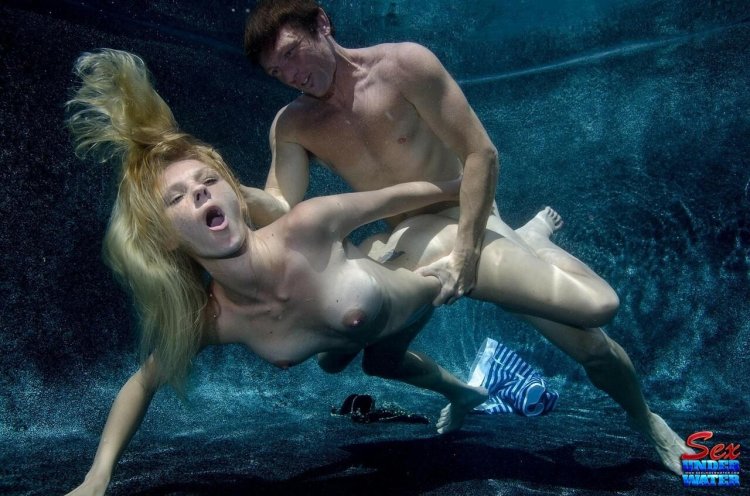 Beautiful girls with big tits in water