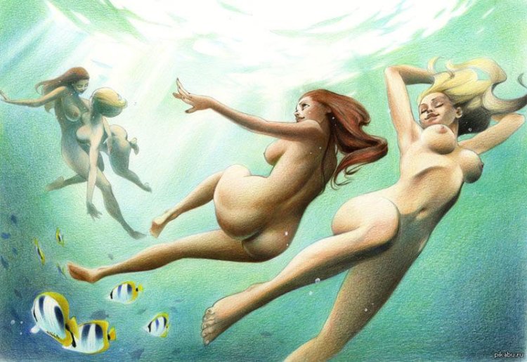 Hidden camera in the pool