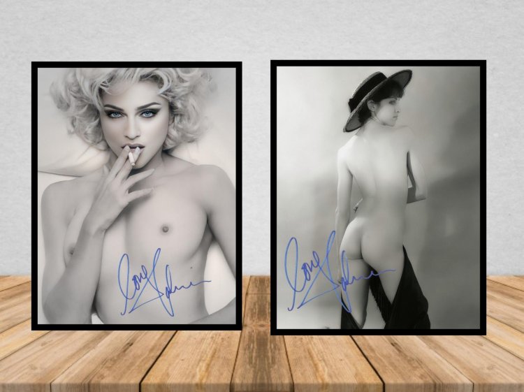 Madonna in the image of Dead Marilyn
