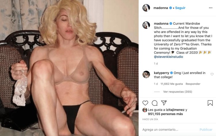 Madonna is erotic