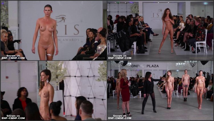 Naked on the catwalk
