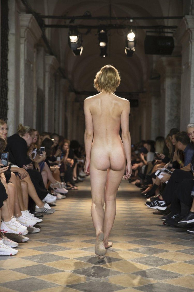 Nudity on fashion shows