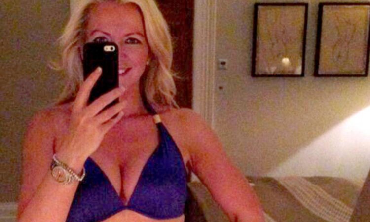 Beatrice Chirita in underwear