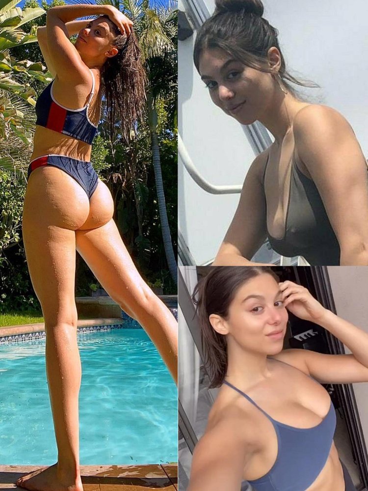 Kira Kosarin in a bikini