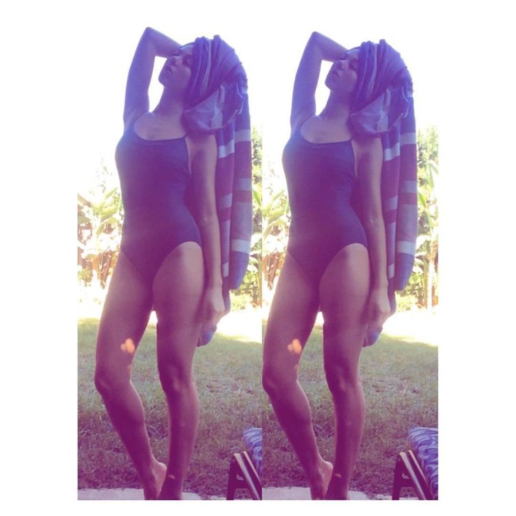 The swimsuit is whole