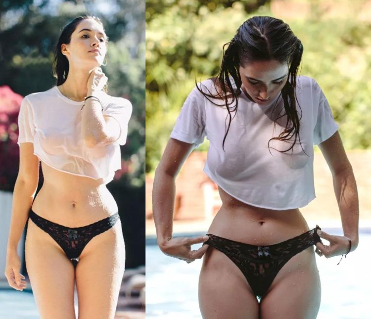 The models are naked