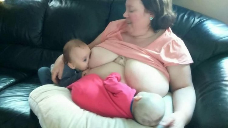 Baby breastfeeding
