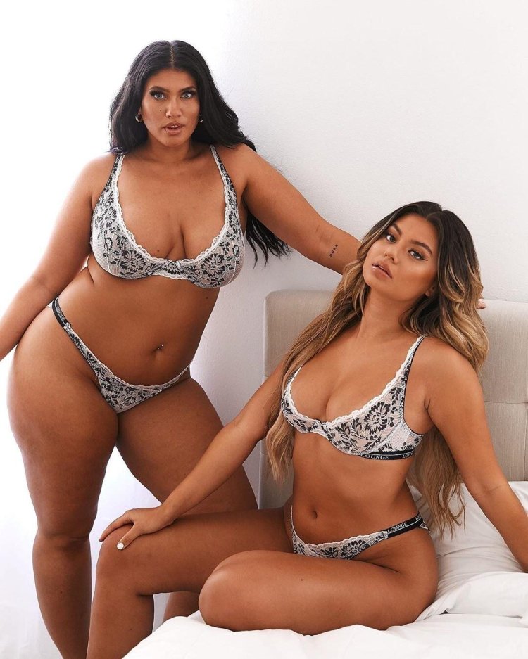 Plus Size Latecia Thomas in a bikini