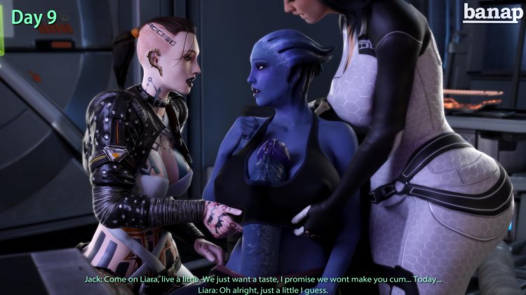 Mass effect of Azari Futanari