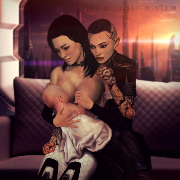 Mass effect Jack and Shepard