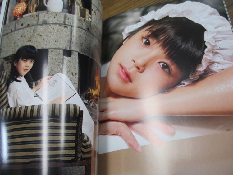 The girl is beautiful