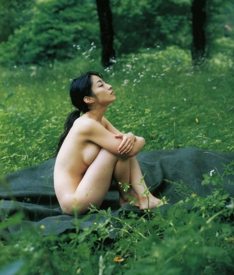 The girl is beautiful