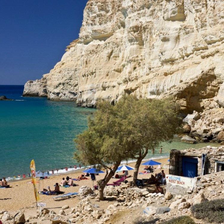 Matala Crete Beach