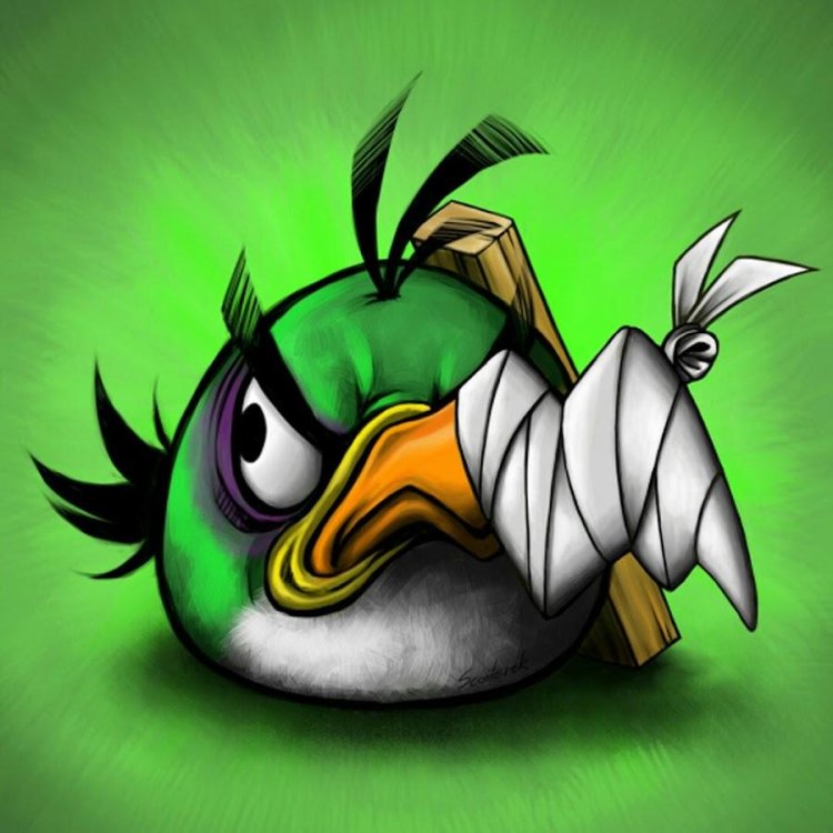 Engry Berdz Green Bird