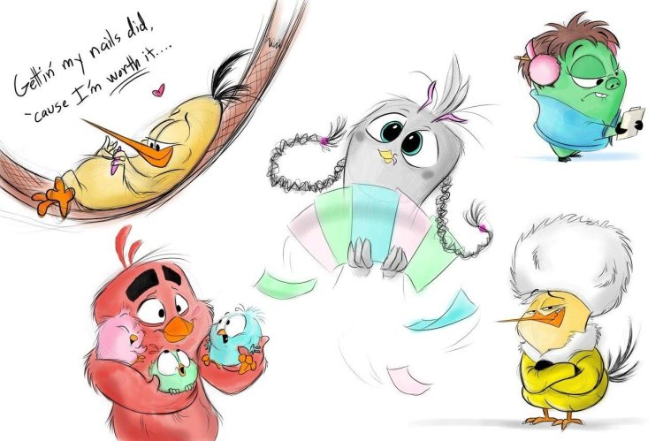 Engry Berdz Red and Silver