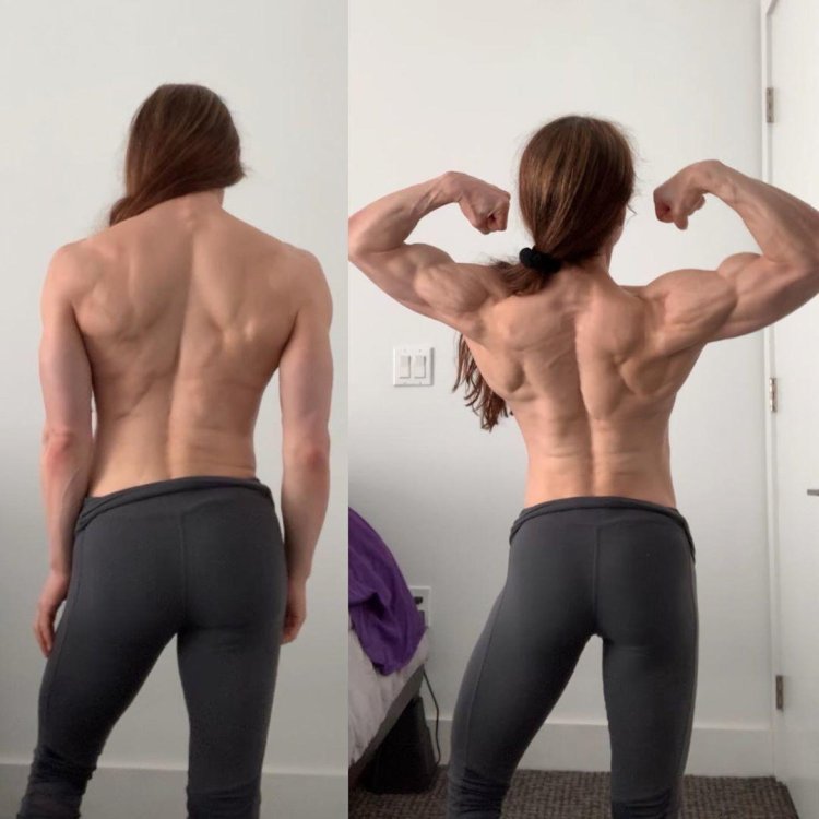 Inflated female back