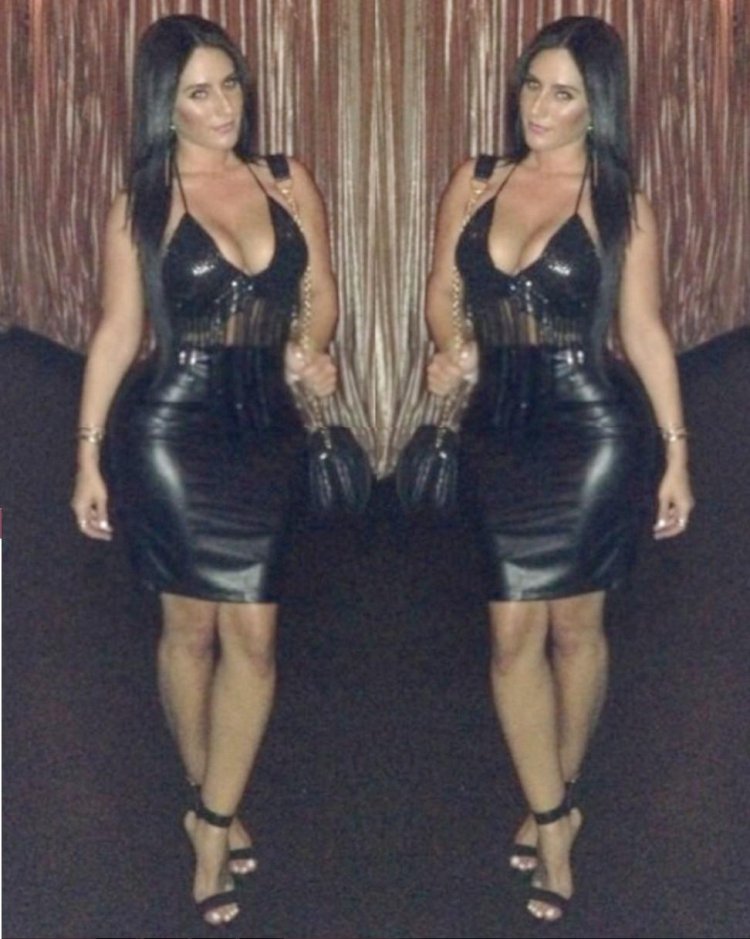 Leather dress