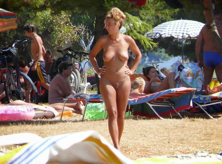 Nudist on the beach