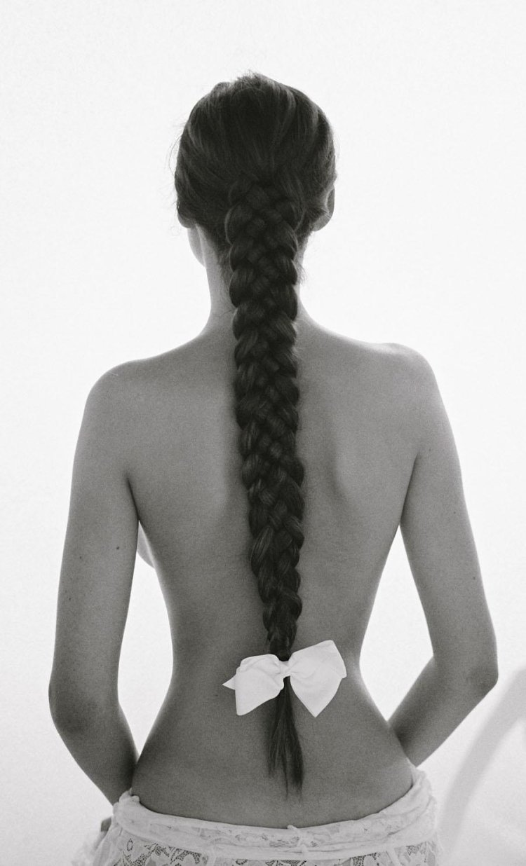 Hairstyle for long hair