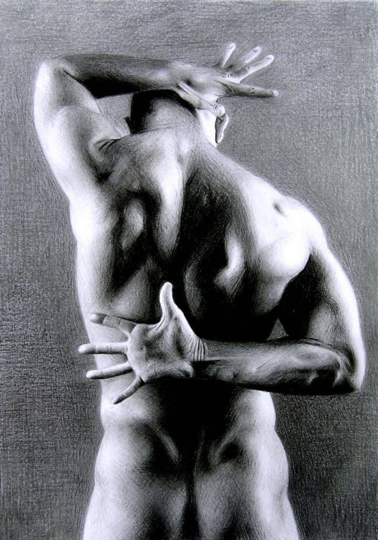 Male erotic photo shoot