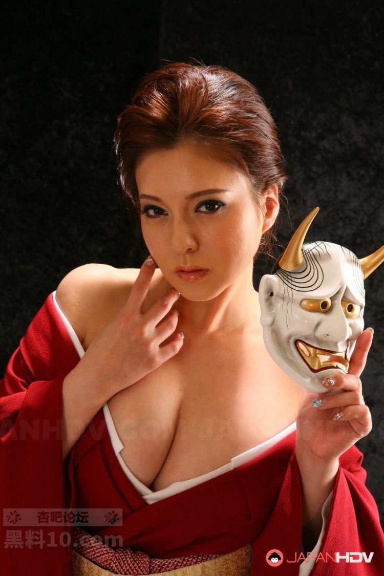 Japanese mask of a demon