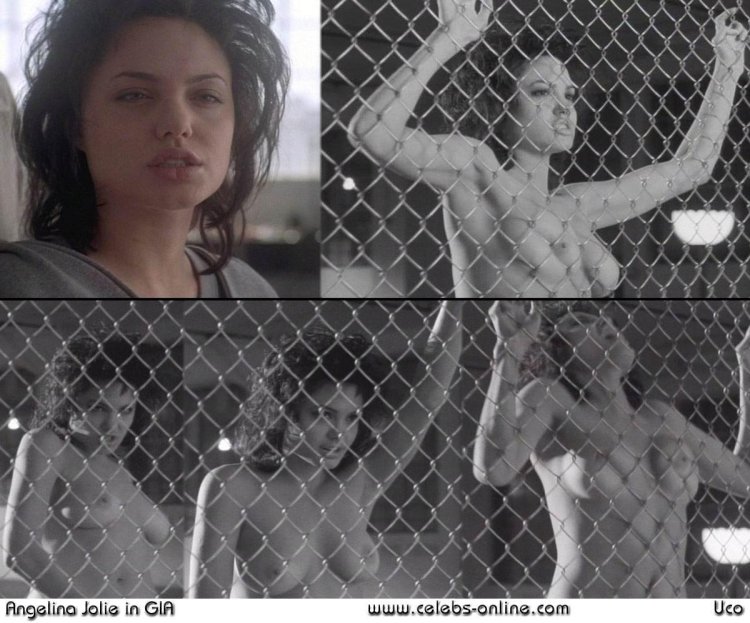 Naked Angelina in the film Jia