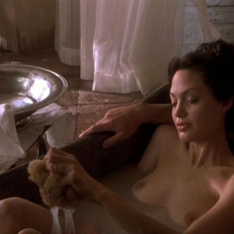 Angelina Jolie naked in the cinema