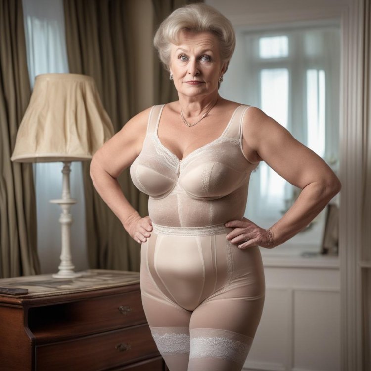 Women in retro linen