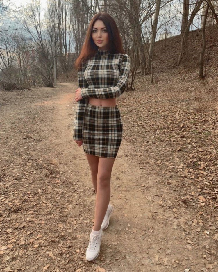 Costume with a skirt