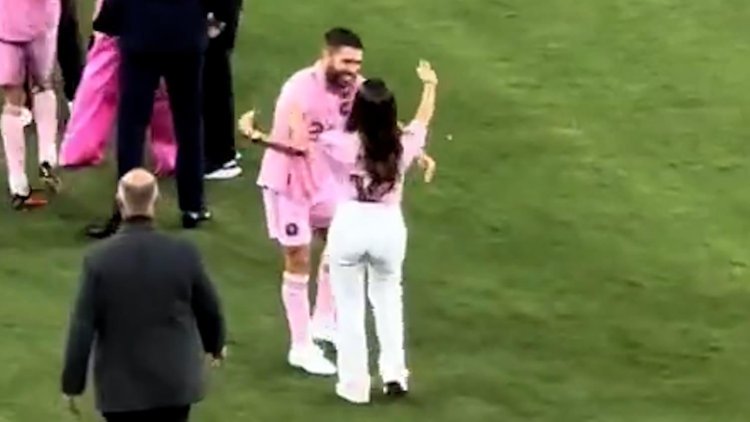 Messi and Antonella