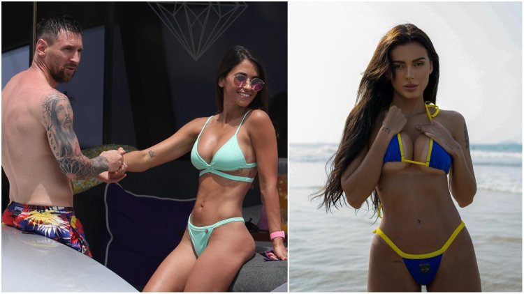 Antonella Rokuzzo and Messi