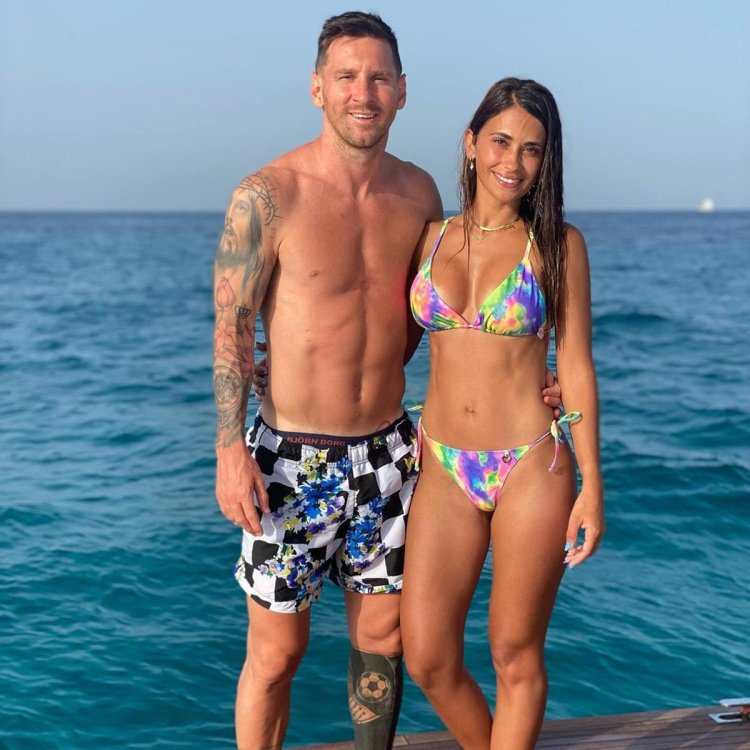 Antonella Rokuzzo and Messi