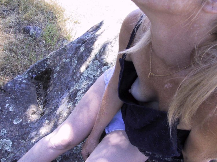 The small one lit up boobs