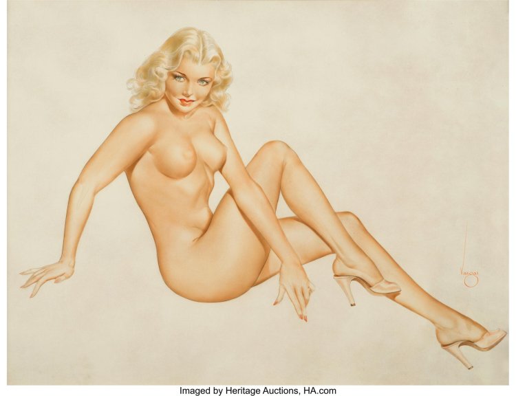 Alberto Vargas artist painting