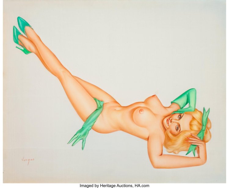 Pin-up erotic alberto Vargas