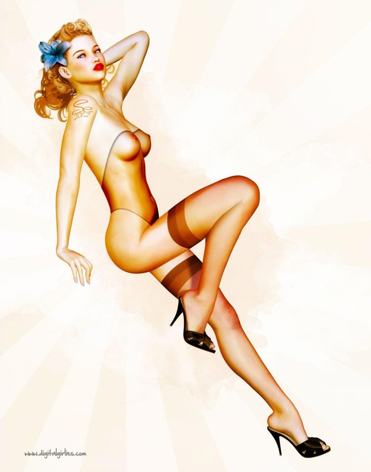 The erotic pattern is bright